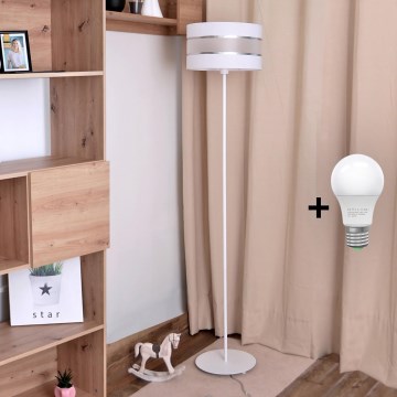 LED Stehleuchte HELEN 1xE27/15W/230V weiß
