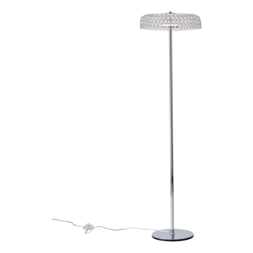 LED-Stehleuchte LED/10W/230V 3000K glänzendes Chrom