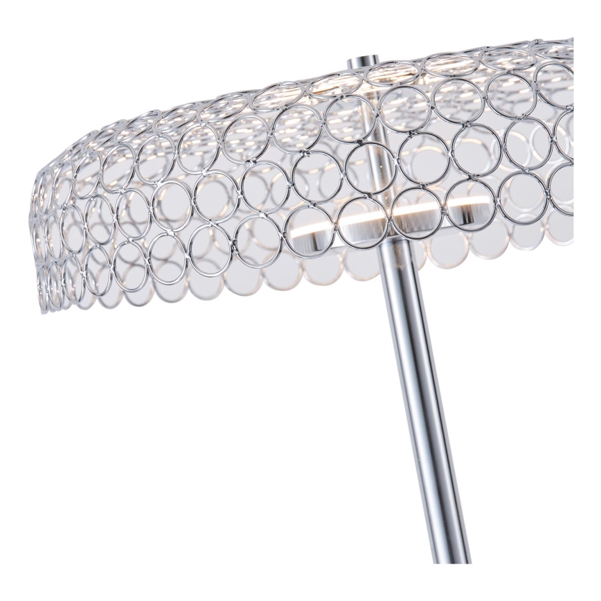 LED-Stehleuchte LED/10W/230V 3000K glänzendes Chrom