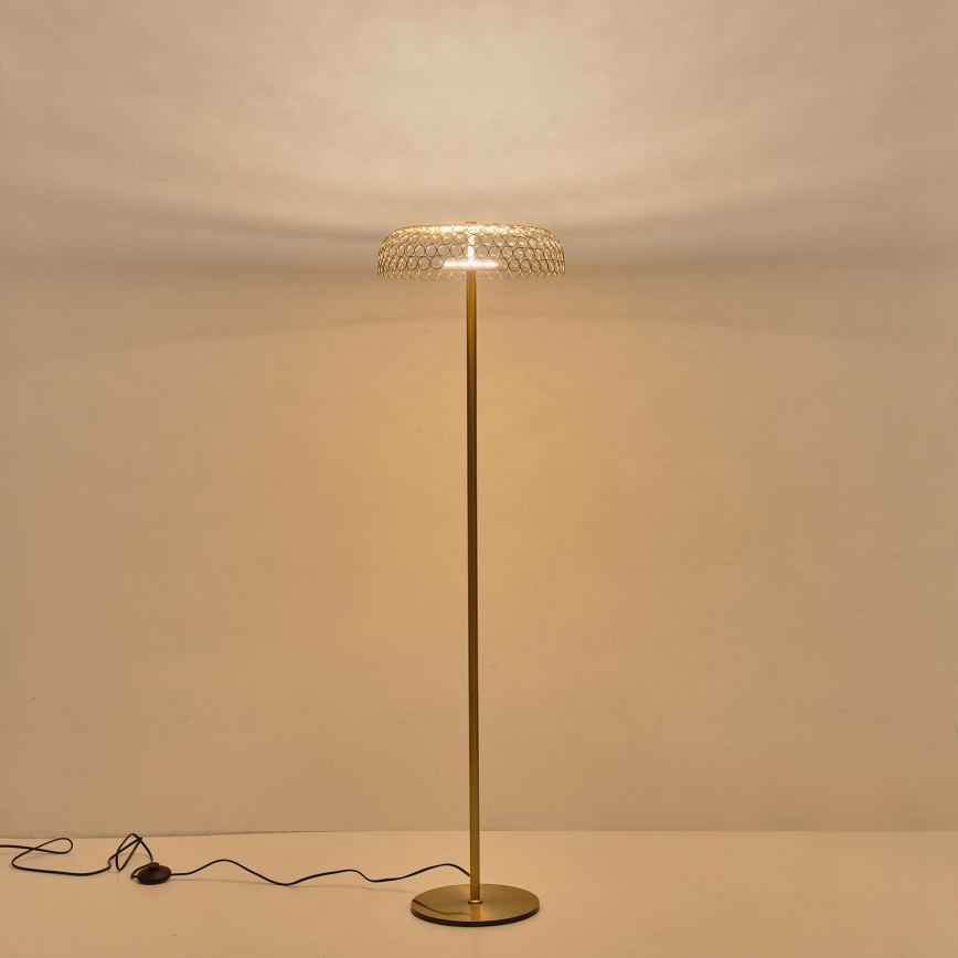 LED-Stehleuchte LED/10W/230V 3000K golden