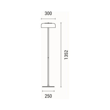 LED-Stehleuchte LED/8W/230V 3000K