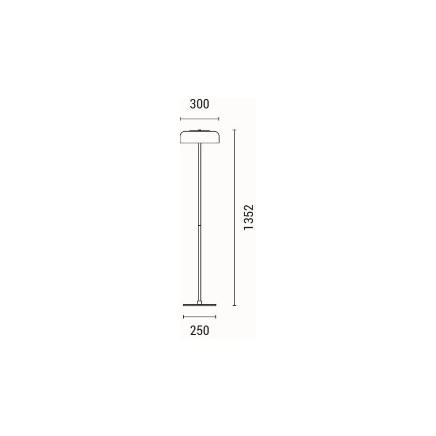 LED-Stehleuchte LED/8W/230V 3000K