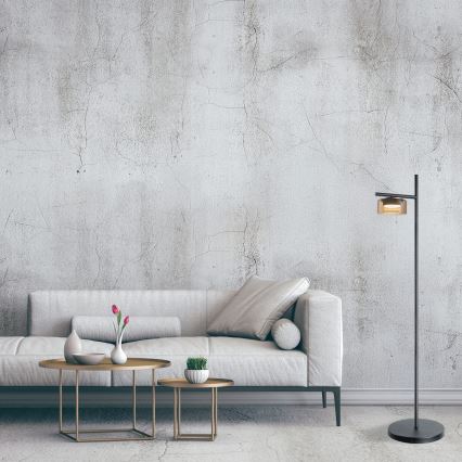 LED-Stehleuchte OFELIA 1xGX53/6W/230V schwarz/beige