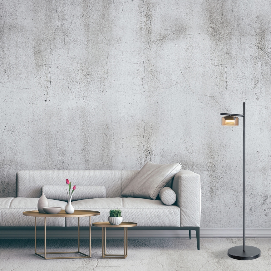 LED-Stehleuchte OFELIA 1xGX53/6W/230V schwarz/beige