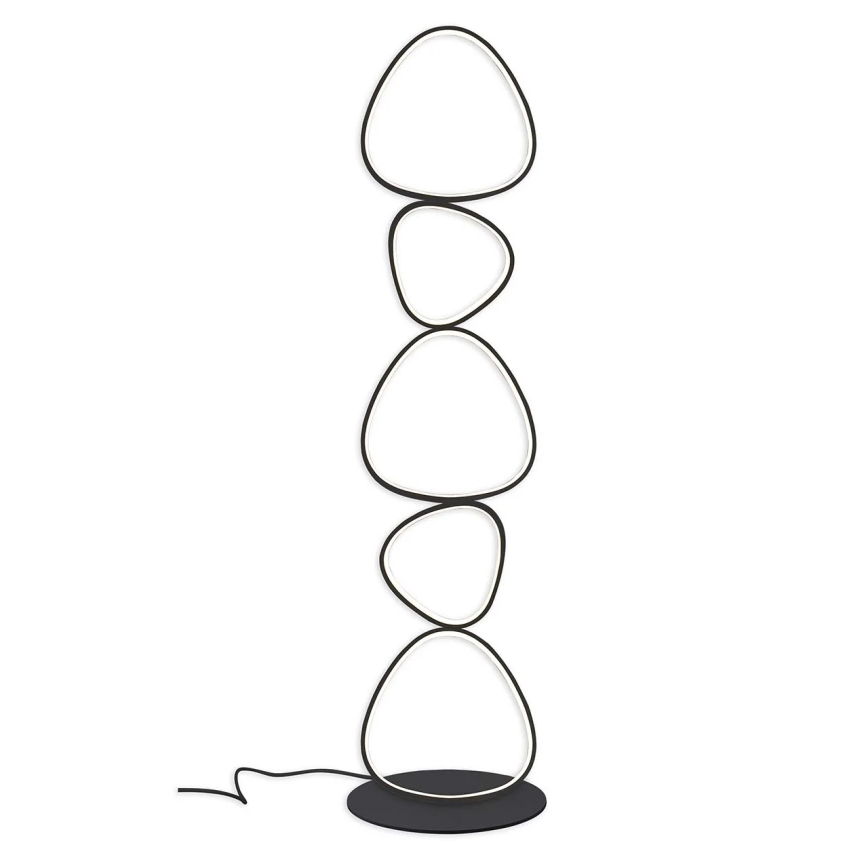 LED Stehleuchte PETRA LED/48W/230V schwarz