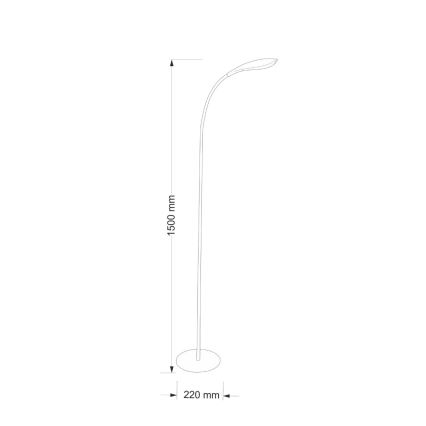 LED-Stehleuchte SWAN LED/6,5W/230V weiß