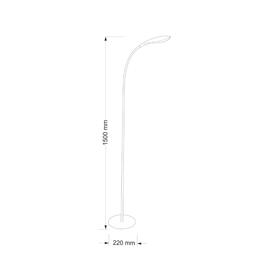 LED-Stehleuchte SWAN LED/6,5W/230V weiß