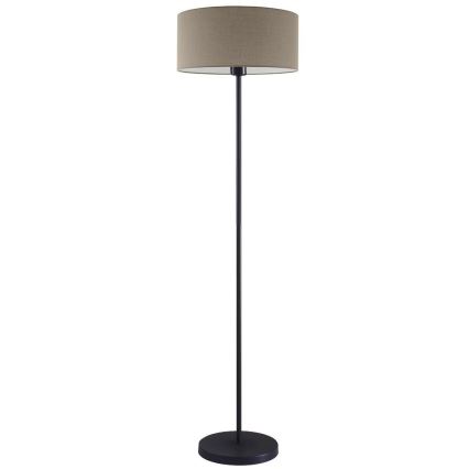 LED-Stehleuchte TUNJA 1x E27/20 W/230 V Ø 38 cm schwarz/taupe