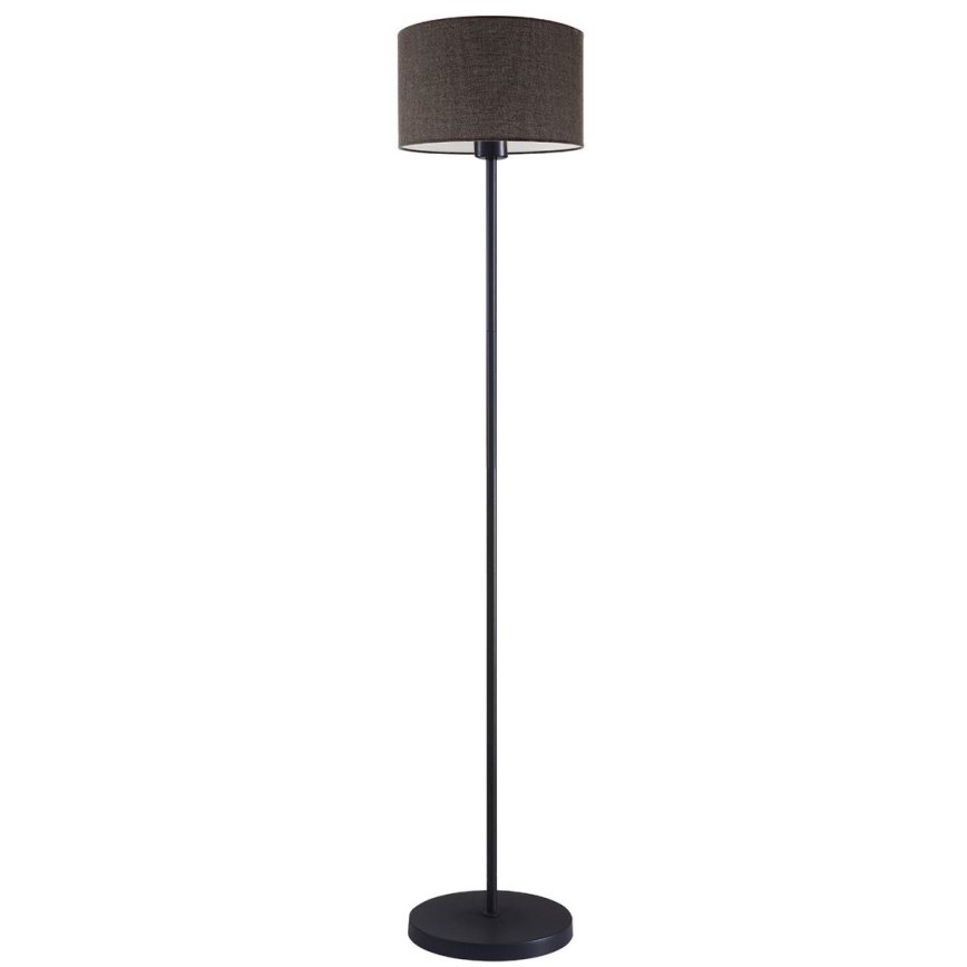 LED-Stehleuchte TUNJA 1xE27/20W/230V Ø 30 cm schwarz/braun