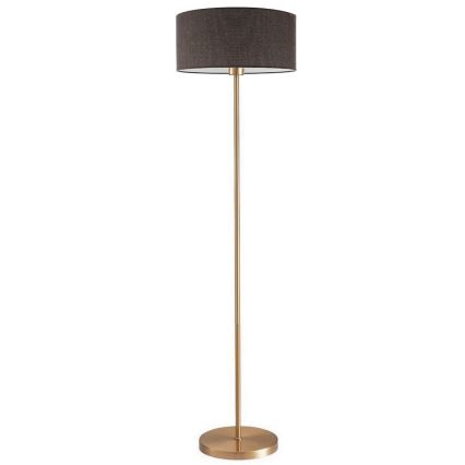 LED-Stehleuchte TUNJA 1xE27/20W/230V Ø 38 cm gold/braun