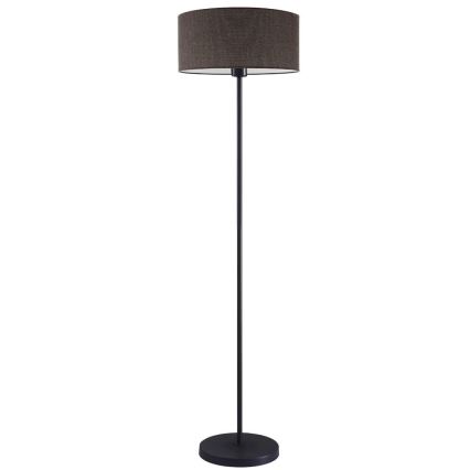 LED-Stehleuchte TUNJA 1xE27/20W/230V Ø 38 cm schwarz/braun