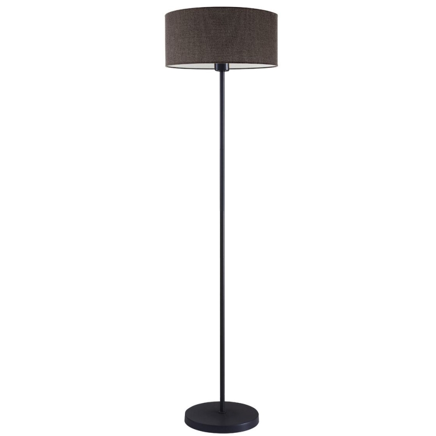 LED-Stehleuchte TUNJA 1xE27/20W/230V Ø 38 cm schwarz/braun