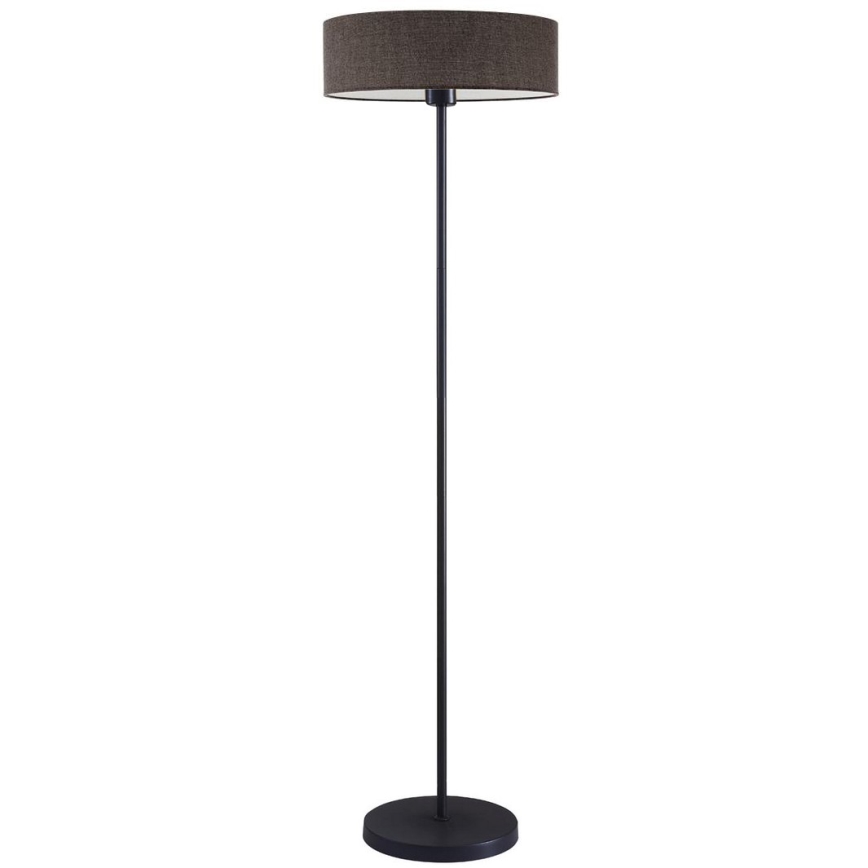 LED-Stehleuchte TUNJA 1xE27/20W/230V Ø 38 cm schwarz/braun