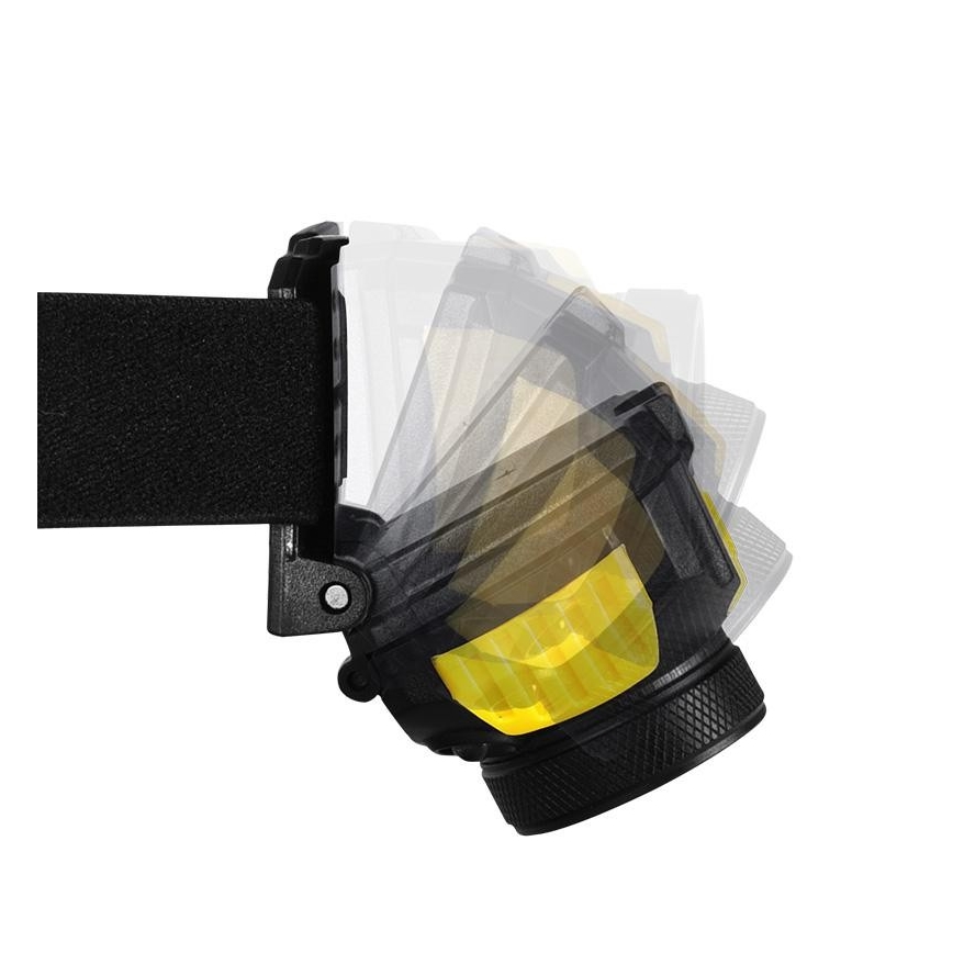 LED Stirnlampe 2xLED/5W/3xAAA + LED/3W