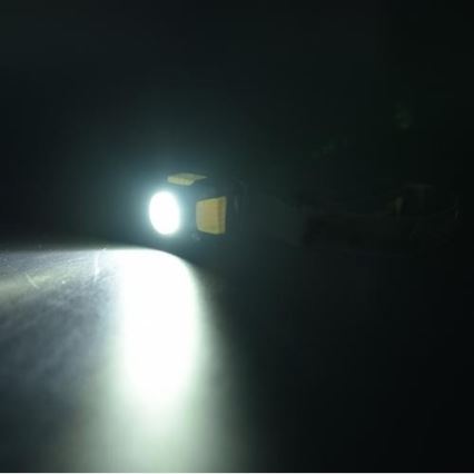 LED Stirnlampe 2xLED/5W/3xAAA + LED/3W