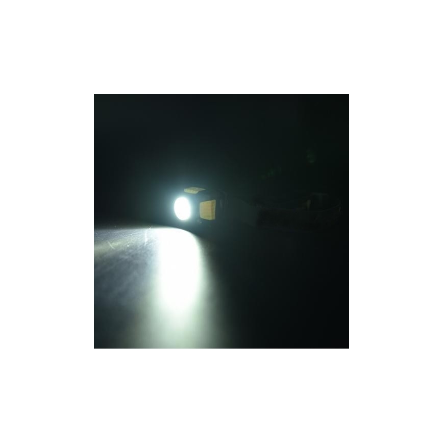 LED Stirnlampe 2xLED/5W/3xAAA + LED/3W