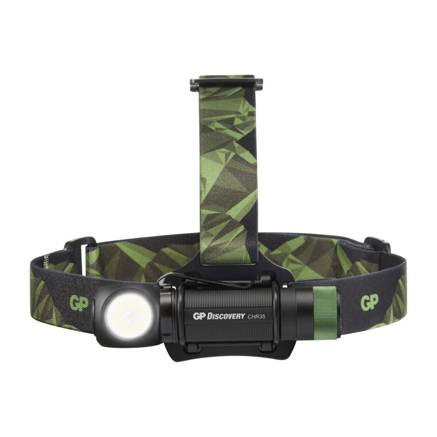 LED Stirnlampe GP DISCOVERY CHR35 LED/3,7V/2600mAh