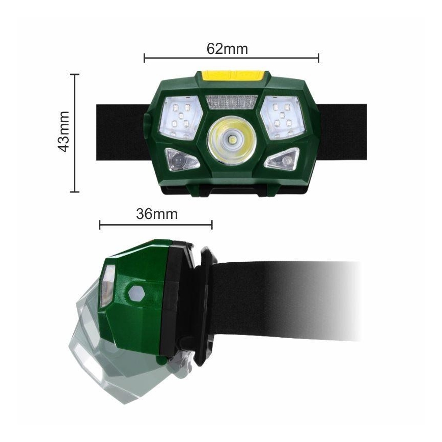 LED Stirnlampe LED/3W/900mA | Beleuchtung