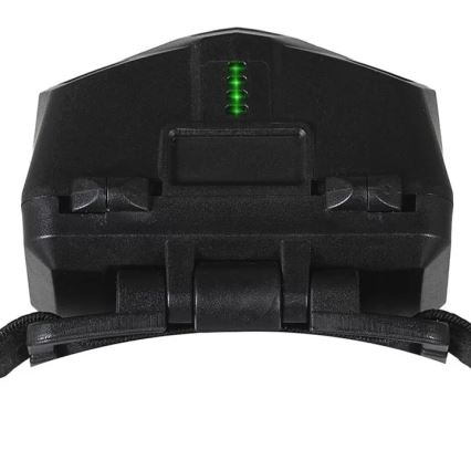 LED wiederaufladbare Stirnlampe mit Dimmfunktion, Sensor und rotem Licht 2xLED/5W/5V/3xAAA IP65 500 lm 1200 mAh