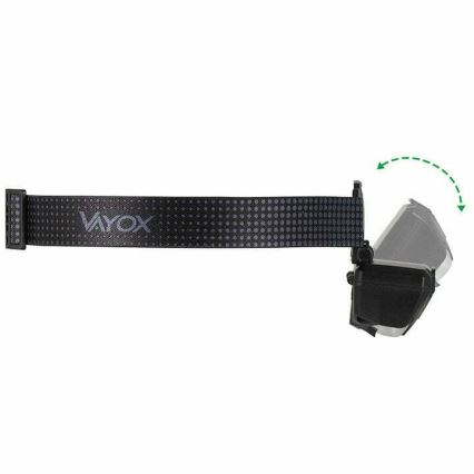 LED wiederaufladbare Stirnlampe mit Dimmfunktion, Sensor und rotem Licht 2xLED/5W/5V/3xAAA IP65 500 lm 1200 mAh