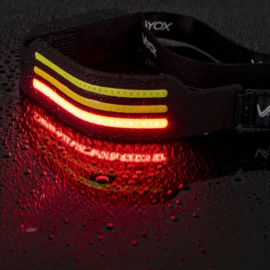 LED wiederaufladbare Stirnlampe mit Dimmfunktion, Sensor und rotem Licht 4xLED/5V IP44 300 lm 1200 mAh