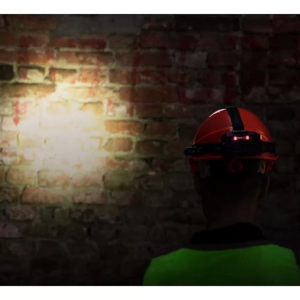 LED wiederaufladbare Stirnlampe mit Dimmfunktion, Sensor, Powerbank-Funktion und rotem Licht LED/10W/5V IP44 1200 lm 4000 mAh