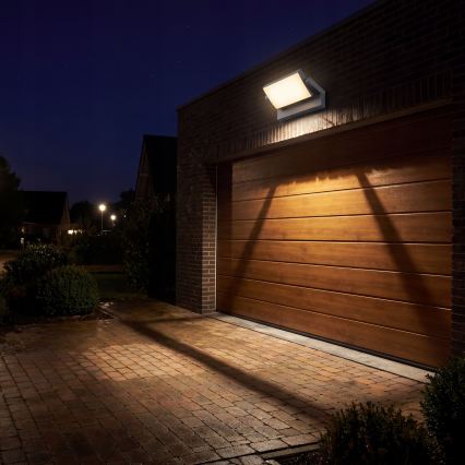 Dimmbare LED-Außenwandleuchte LED/12/18/24W/230V 3000/4000/6500K IP54 schwarz
