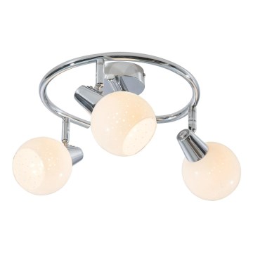 LED-Strahler DOXY 3xE14/4W/230V glänzendes Chrom