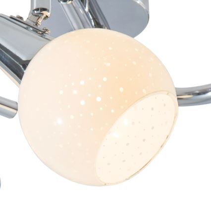 LED-Strahler DOXY 3xE14/4W/230V glänzendes Chrom