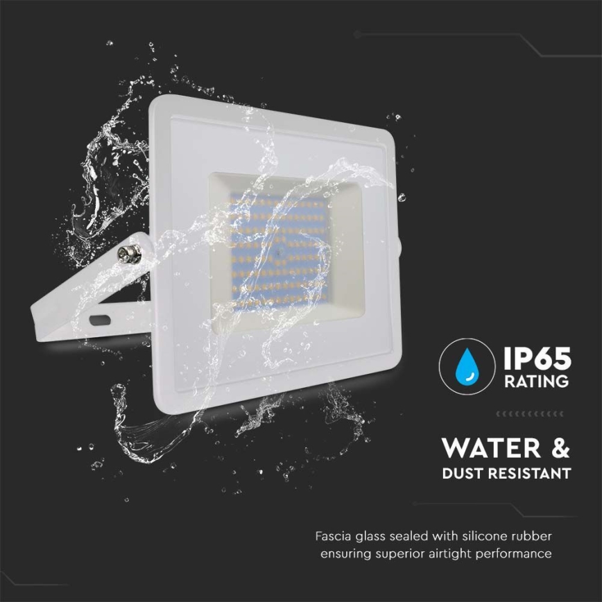 LED-Strahler LED/100W/230V 4000K IP65 weiß