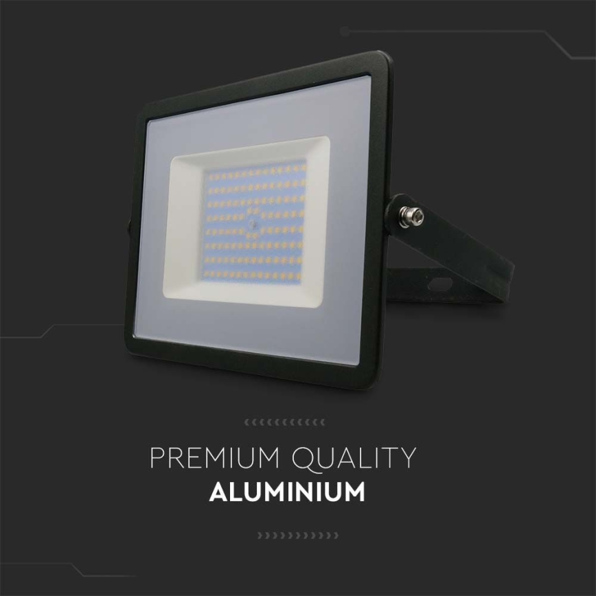 LED-Strahler LED/100W/230V 6500K IP65 schwarz