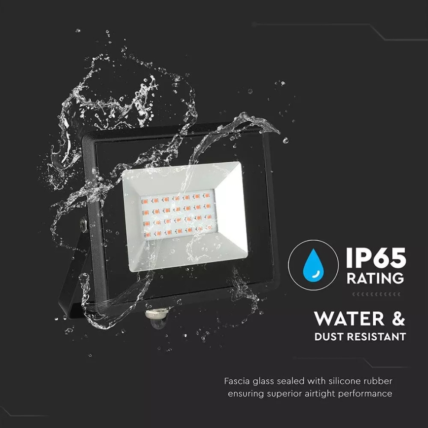 LED-Strahler LED/20W/230V IP65 rosa Leuchte