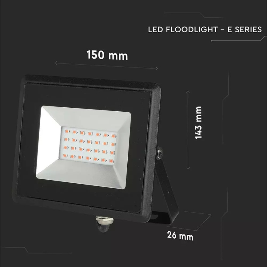 LED-Strahler LED/20W/230V IP65 rosa Leuchte
