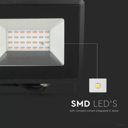 LED-Strahler LED/20W/230V IP65 rosa Leuchte
