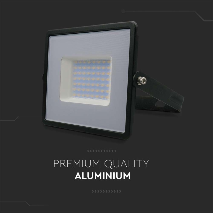 LED-Strahler LED/50W/230V 4000K IP65 schwarz