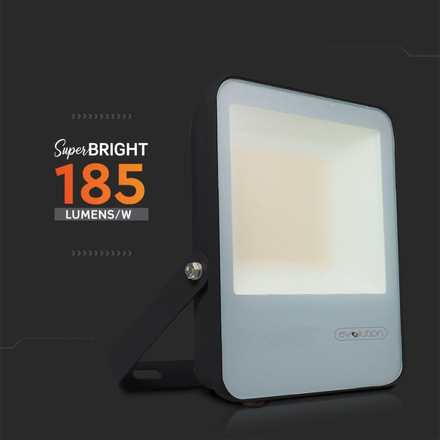LED-Strahler LED/50W/230V 6400K IP65 schwarz