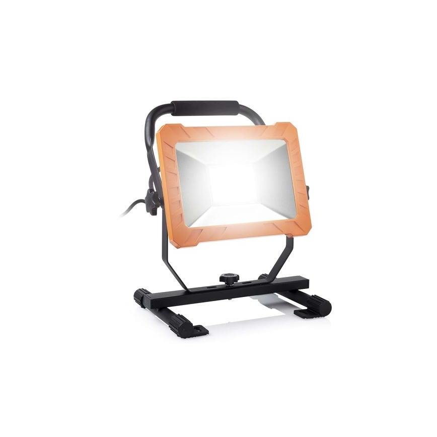 LED-Strahler LED/50W/230V 6500K IP65 orange/schwarz