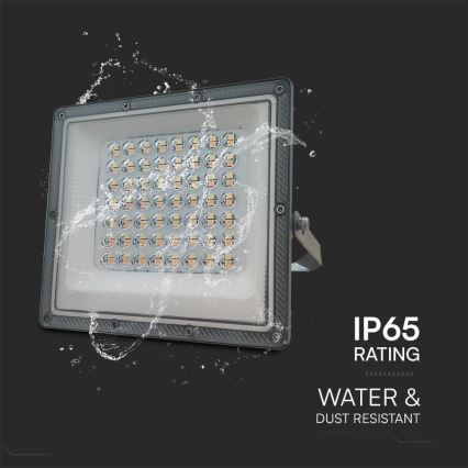 LED-Strahler LED/50W/230V IP65 3000/4000/6500K grau