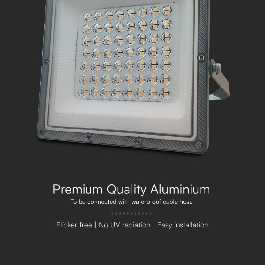 LED-Strahler LED/50W/230V IP65 3000/4000/6500K grau