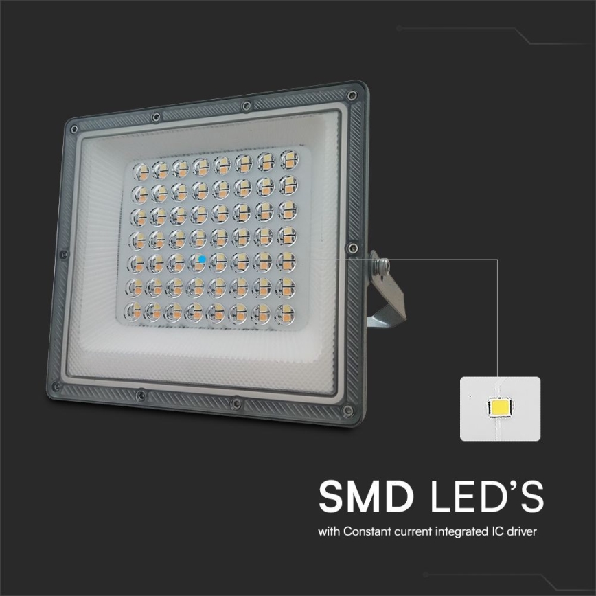LED-Strahler LED/50W/230V IP65 3000/4000/6500K grau