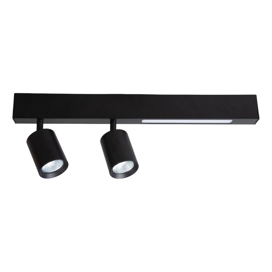 LED-Strahler MAGNET LED/5W/230V + 2xGU10/60W 3000/4000K schwarz