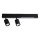 LED-Strahler MAGNET LED/5W/230V + 2xGU10/60W 3000/4000K schwarz