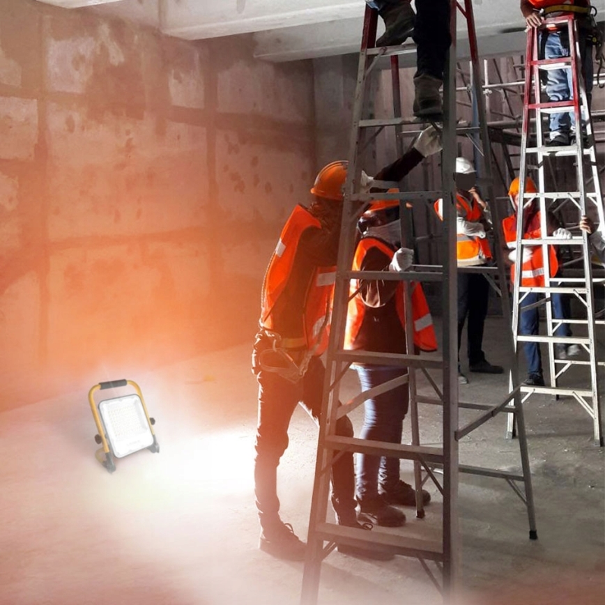 LED-Strahler mit Ständer LED/100W/230V 4500K IP65 orange