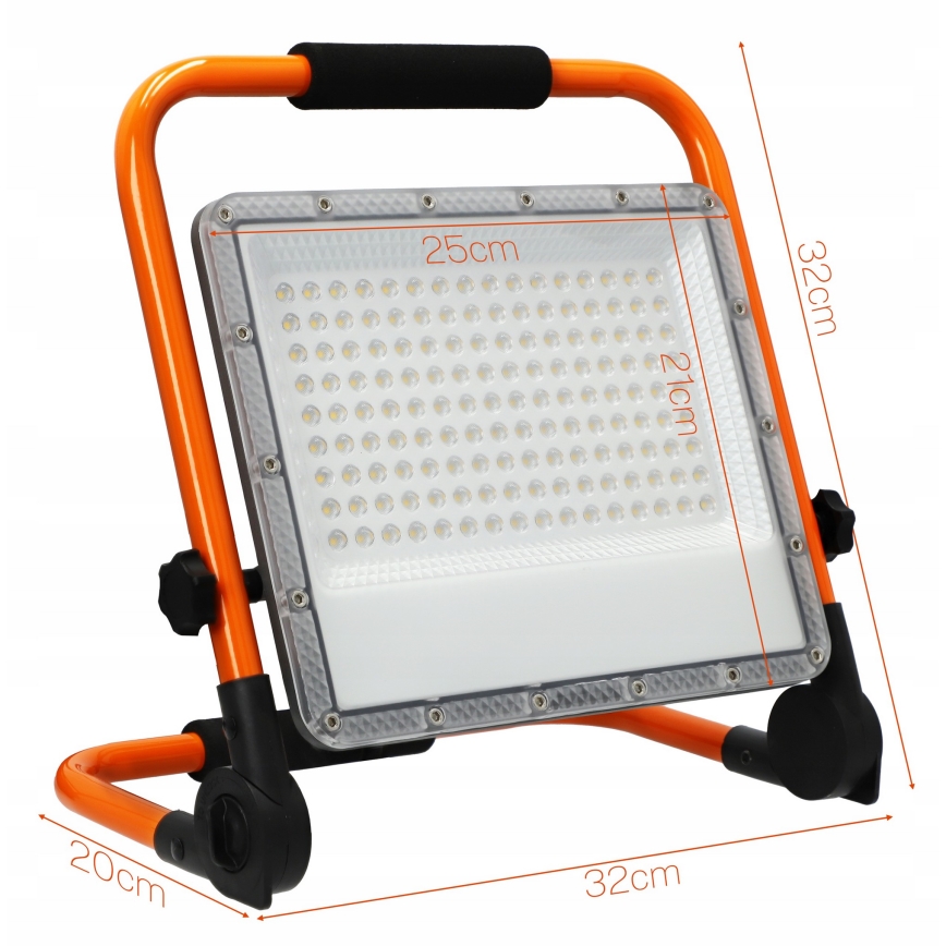 LED-Strahler mit Ständer LED/100W/230V 4500K IP65 orange
