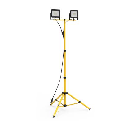 LED-Strahler mit Stativ 2xLED/50W/230V 4000K IP44