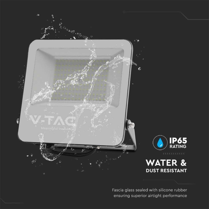 LED-Strahler SAMSUNG CHIP LED/100W/230V 6500K IP65 schwarz