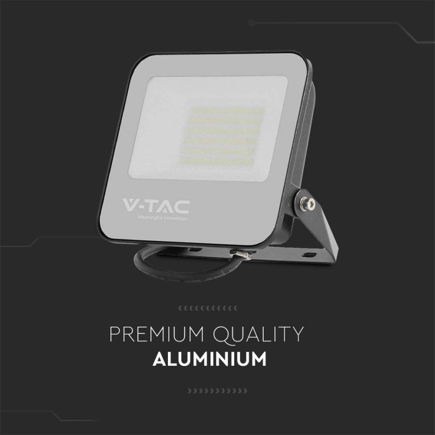 LED-Strahler SAMSUNG CHIP LED/50W/230V 6500K IP65 schwarz