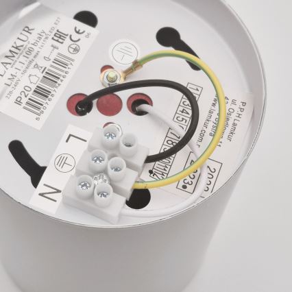 LED-Strahler TACO 1xE27/15W/230V weiß
