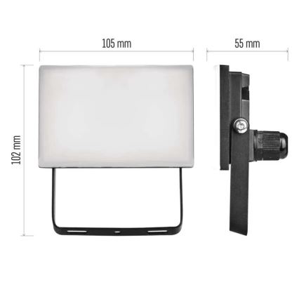 LED-Strahler TAMBO LED/10W/230V 4000K IP65