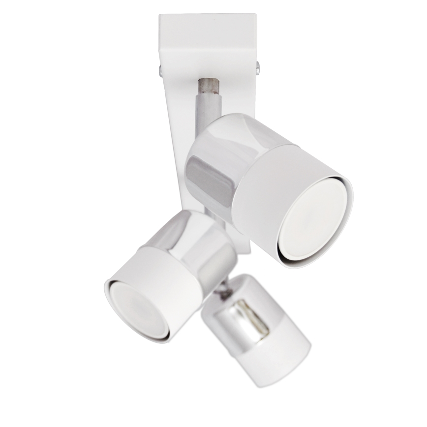 LED-Strahler TUBSSON 3xGU10/4,8W/230V weiß/glänzendes Chrom